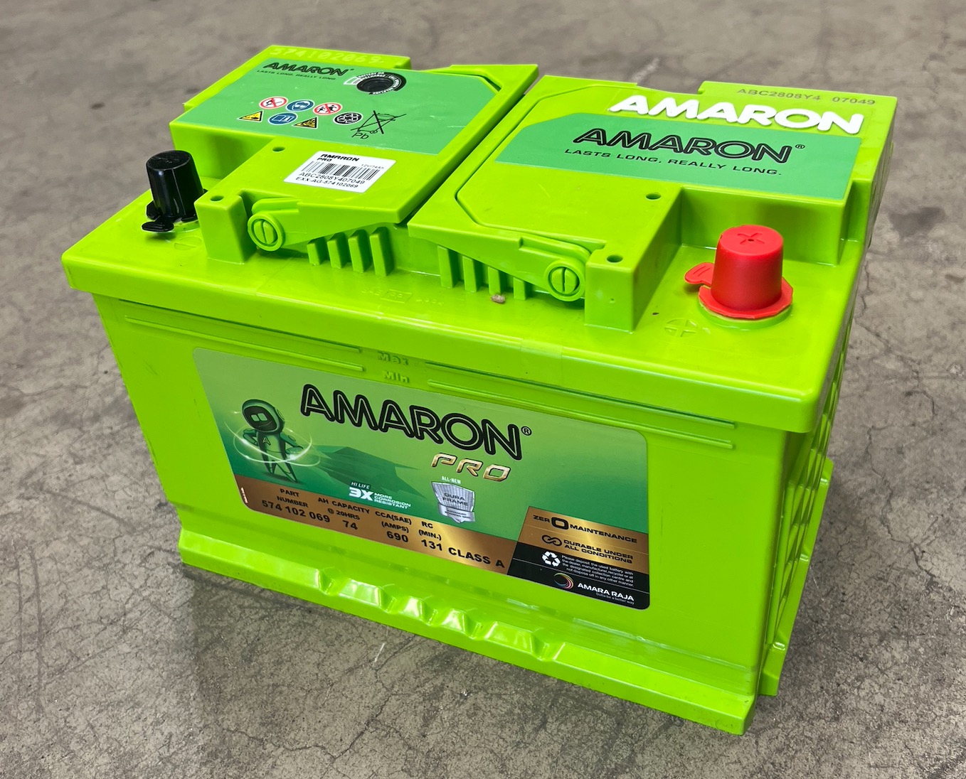Amaron DIN74 Battery 4WD