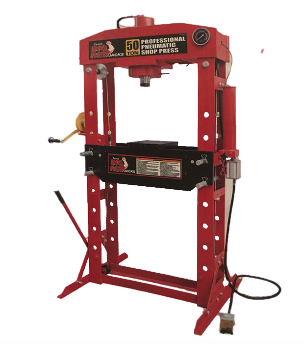 SPECIAL! CURRENT STOCK ONLY Big Red 50 T Air/Hydraulic Press