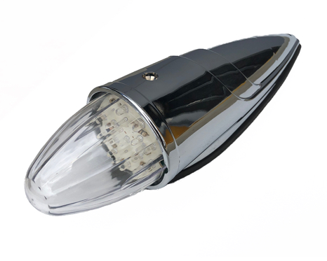 Bullet Light Clear Lens with Amber Light Suits KW & Mack