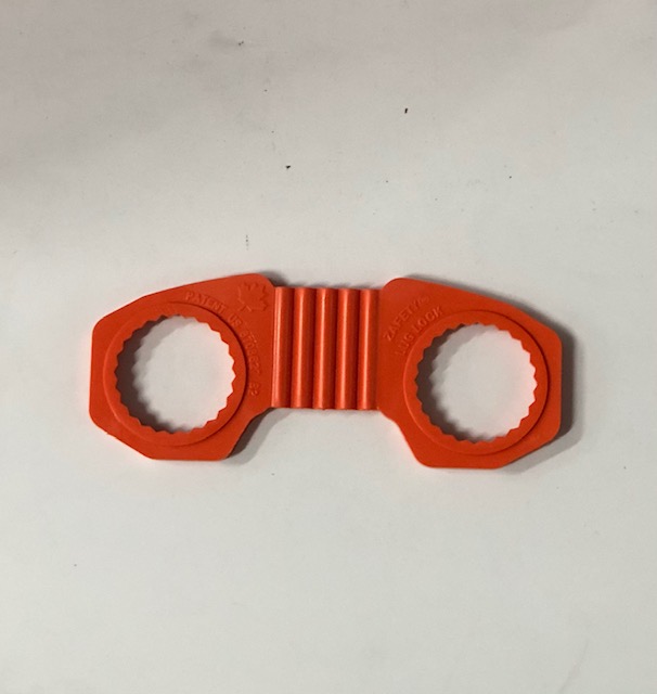 Zafety Lug Lock 32mm x 89mm x 285PCD Orange